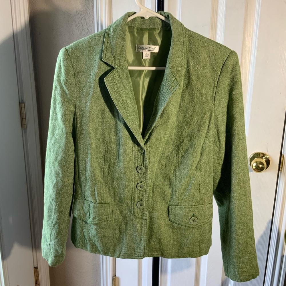 Green Coldwater Creek Blazer